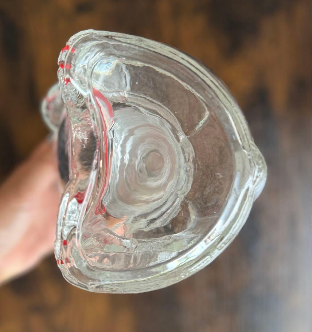 ビンテージ瓶、クリア招き猫、美品、即購入OK、すぐに匿名発送いたします