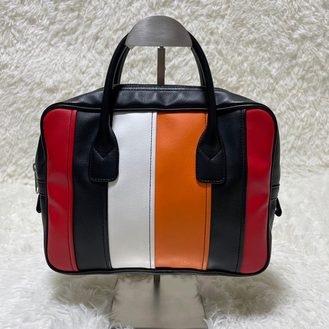 ✨未使用級✨　希少　コムデギャルソン　ハンドバッグ　マルチカラー　レザー