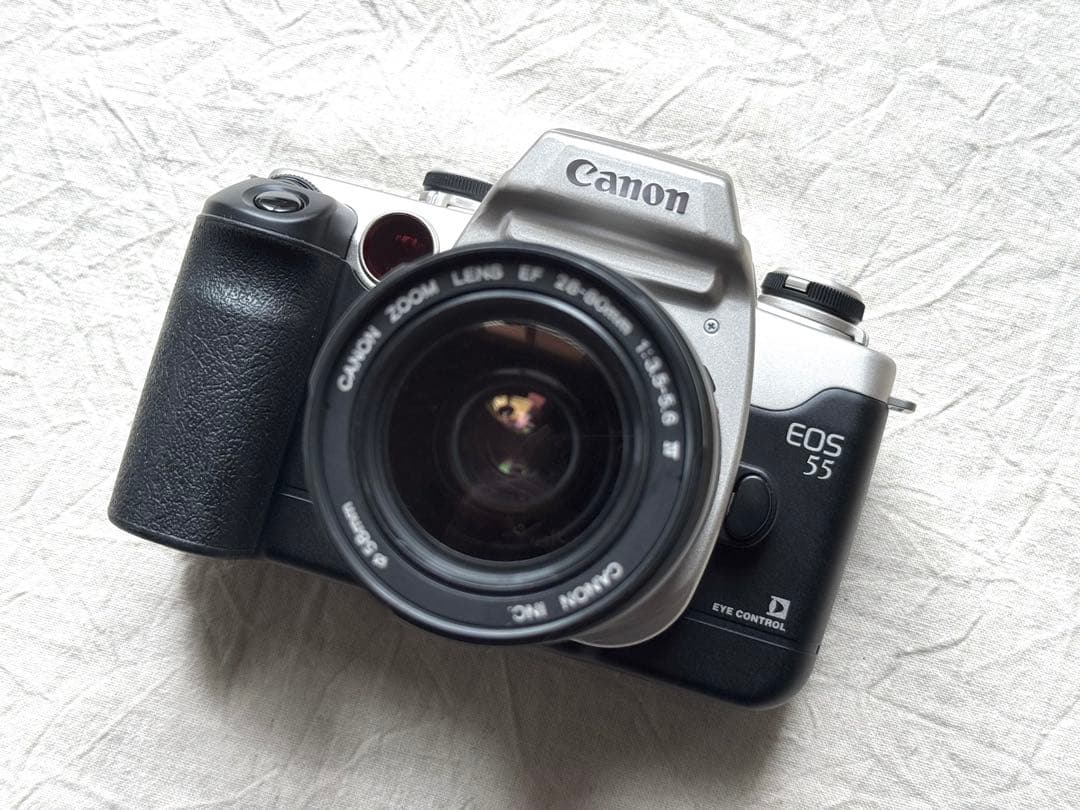 ⌘完動品！ 作例あり 電池付き！Canon EOS 55 ズームレンズセット⌘