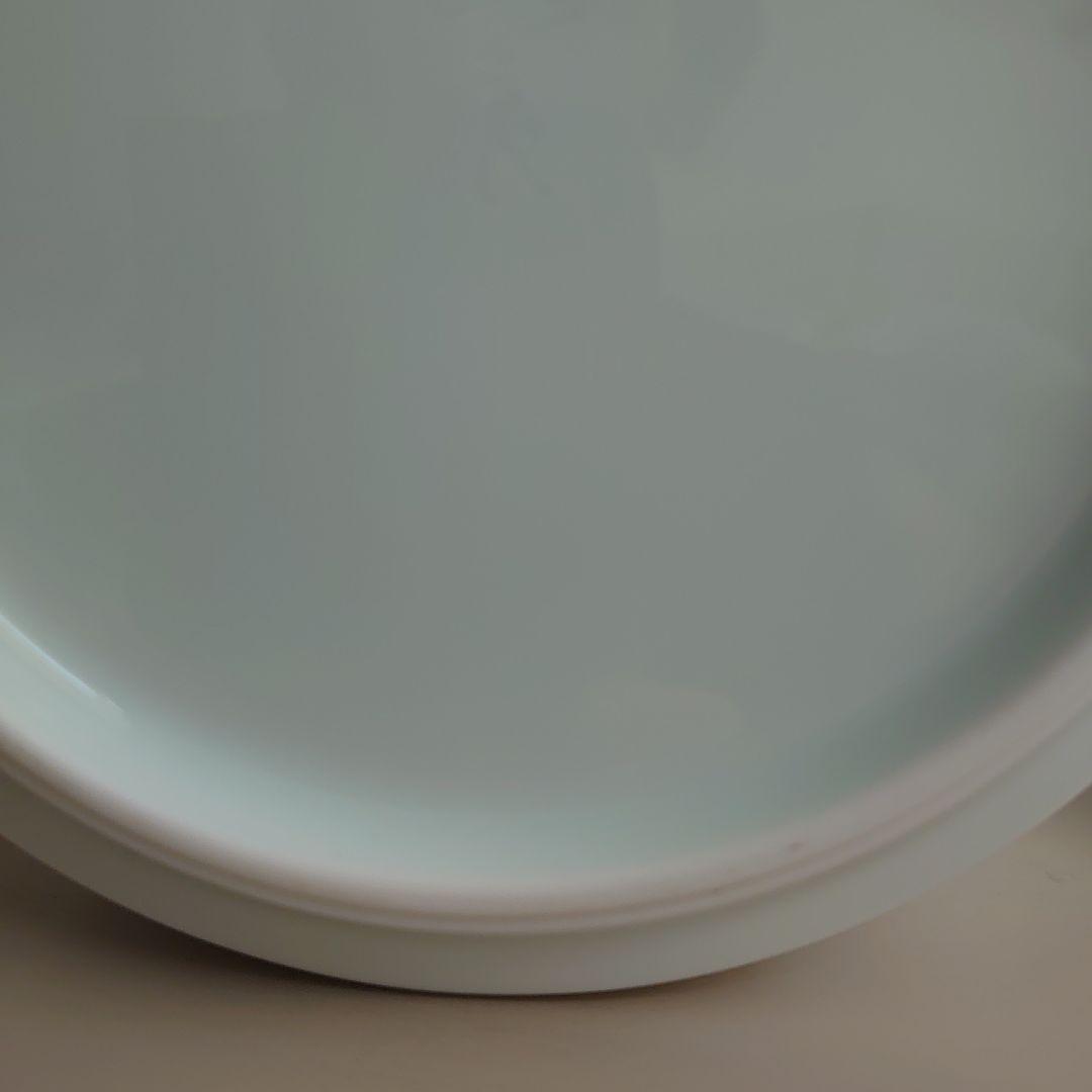 【値下げ不可】人間国宝 井上萬二 白磁 青海波 水指　共箱、共布、栞