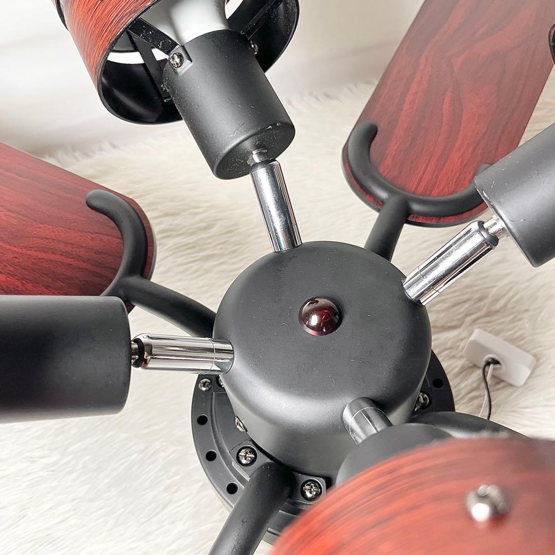 【美品】SIS シーリングファンライト ウッド調 2024年製　現行品