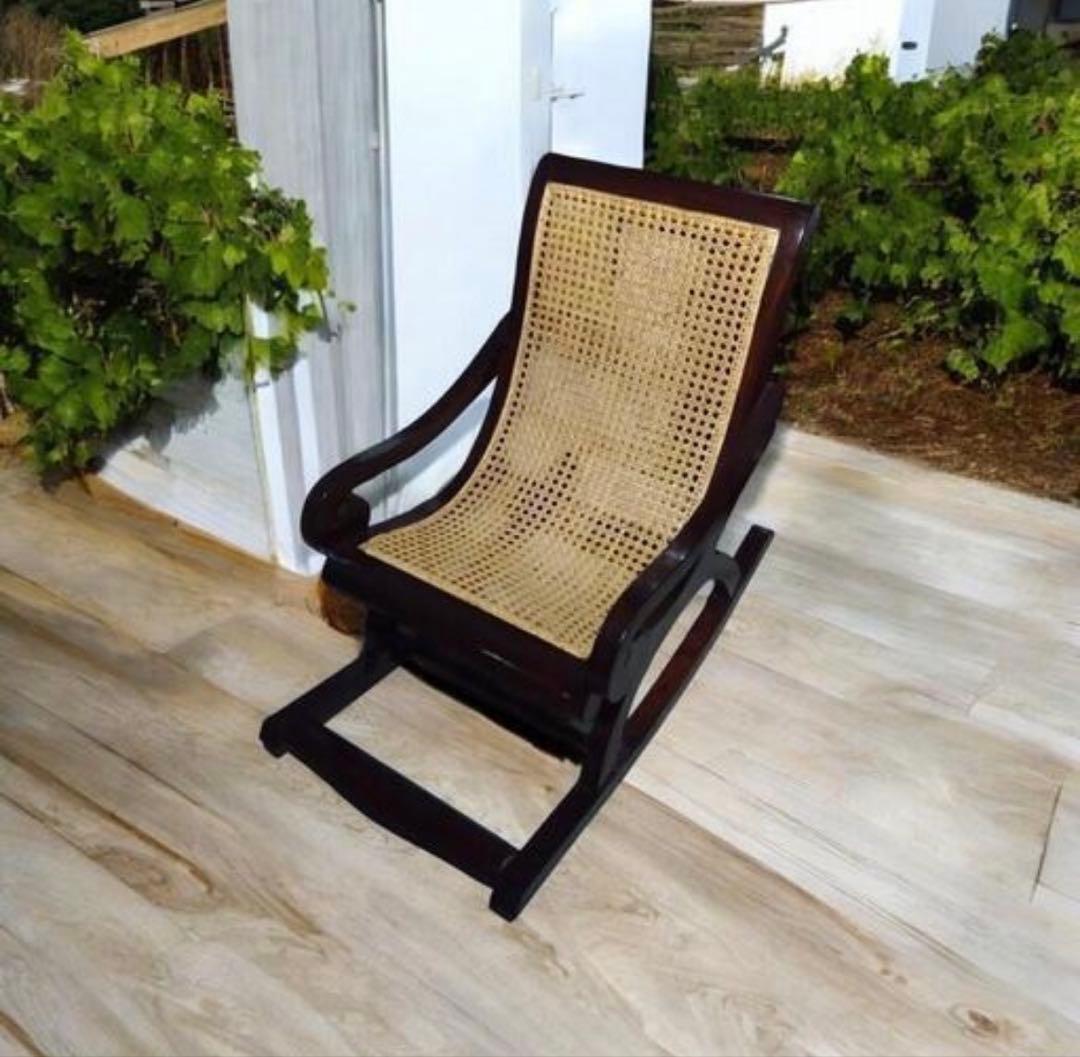 激安美品☆アジアン家具 アンティーク バリ ロッキングチェア☆