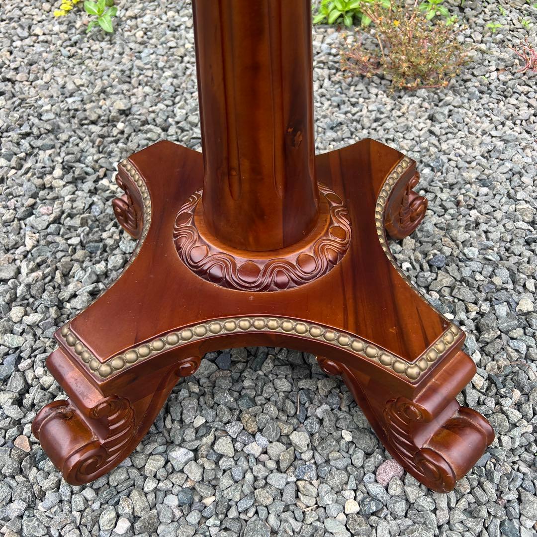 アンティーク 家具 サイドテーブル 八角形 コーヒーテーブル 希少 スタッズ