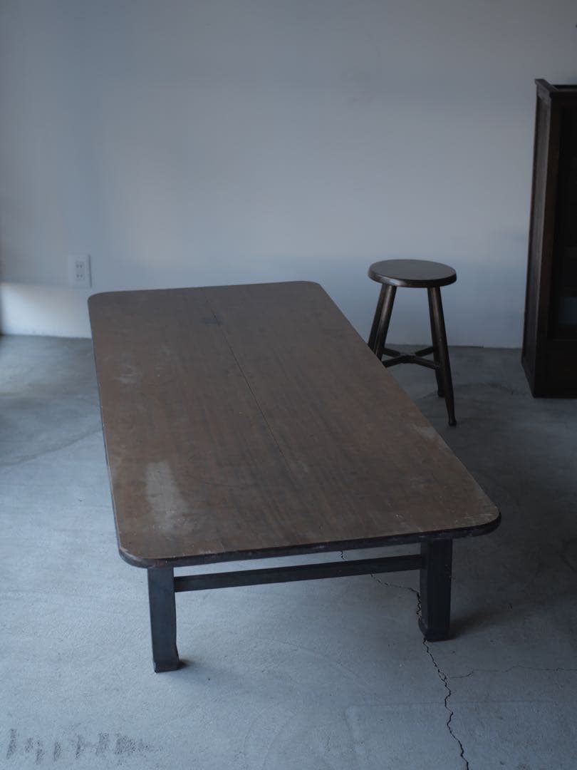 超特大　ちゃぶ台　折り畳み　テーブル　古家具　古道具　アンティーク　昭和レトロ