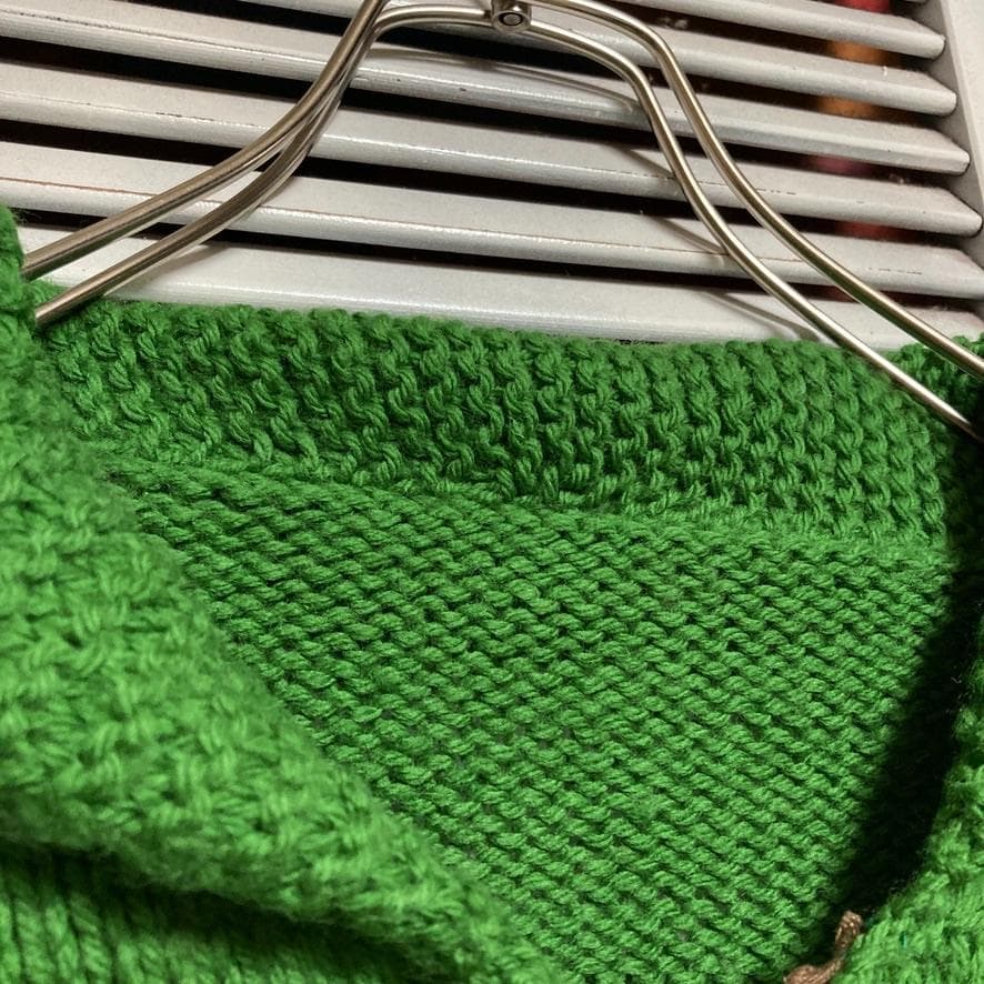 @*様 BPLS アニマル カーディガン 古着 50s 60s 緑 カウチン タ