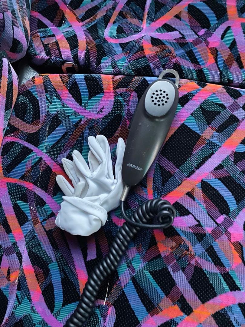 バスガイド乗務用車内マイク　Victor BS-260 レトロ