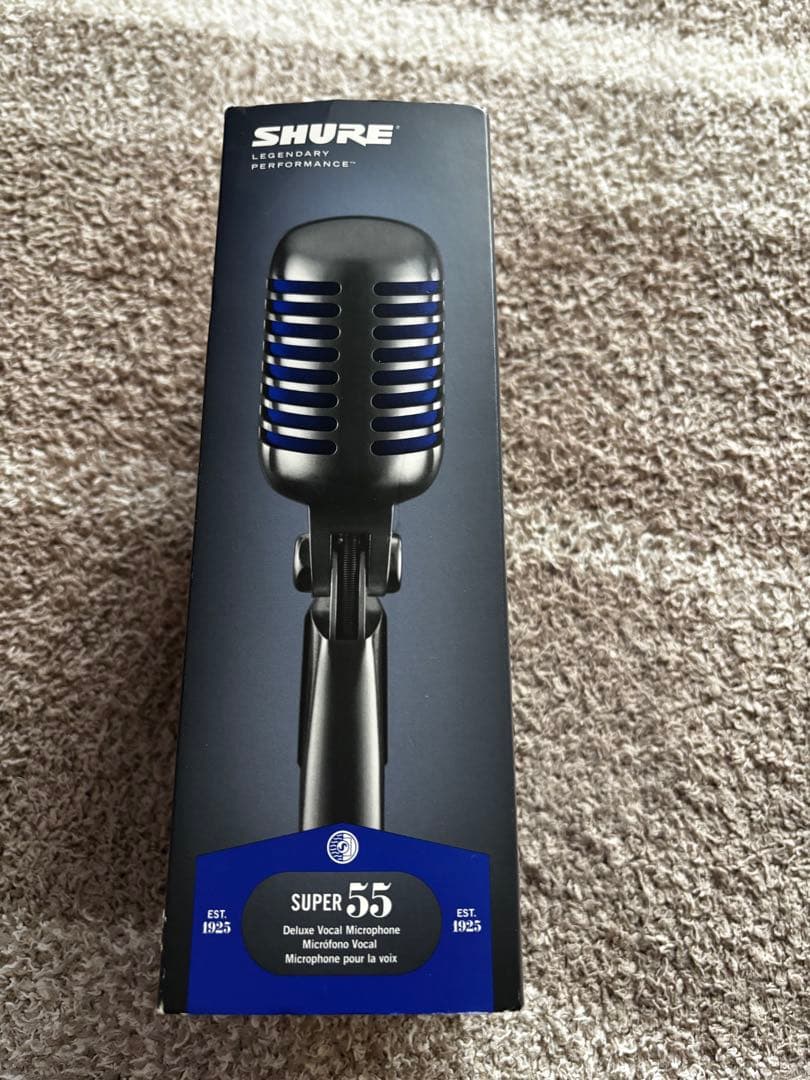 SHURE SUPER55 ダイナミックマイク　ガイコツマイク