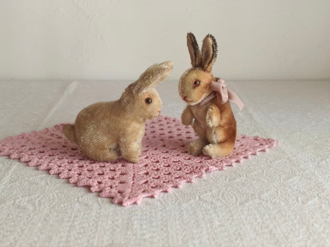 * antique rabbit ୨୧ フォルムの可愛い ウサギさん