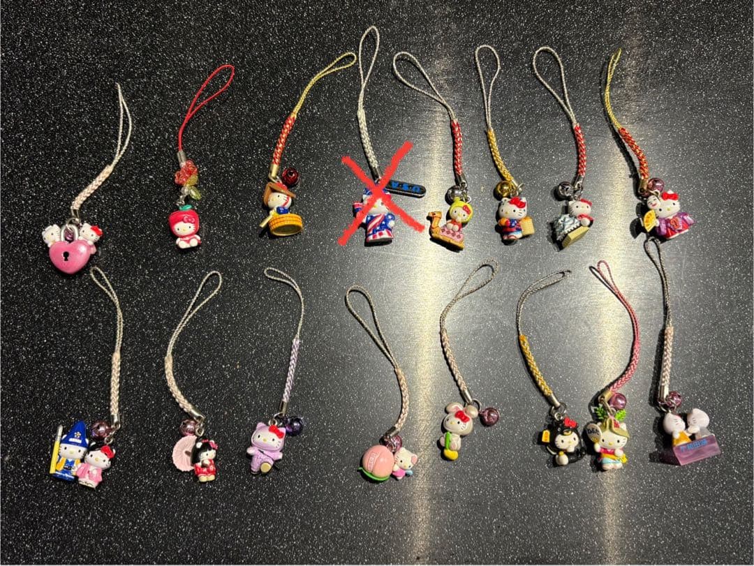 キティご当地ストラップ