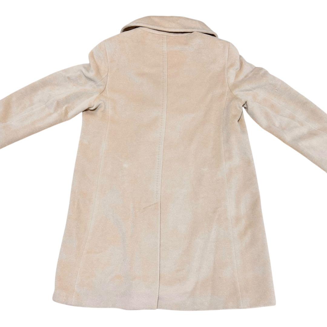 マックスマーラステュディオ ミドル丈コート アンゴラ ウール【L】ベージュ