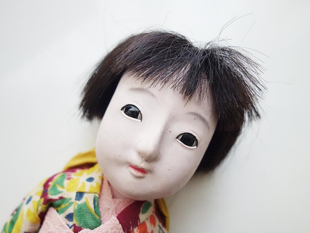 市松人形 カラフルな着物　Z93