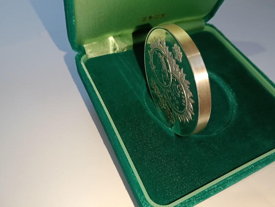 黒*ス様 純銀：品位.999 造幣国品マーク刻印　EXPO`90花の万博記念　重