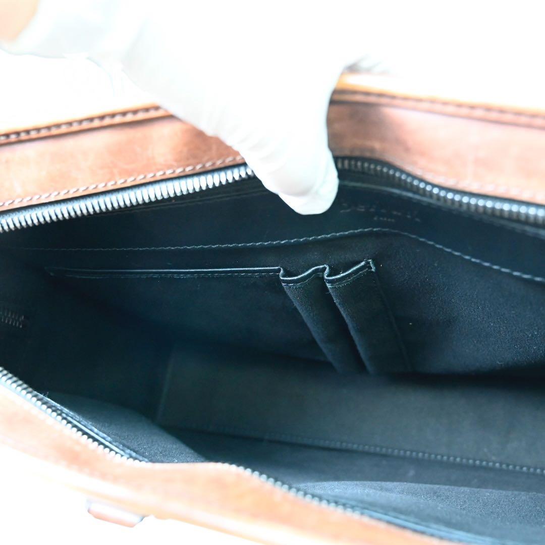 【美品】ベルルッティ ブラウン レザー ビジネスバッグ ブリーフケース