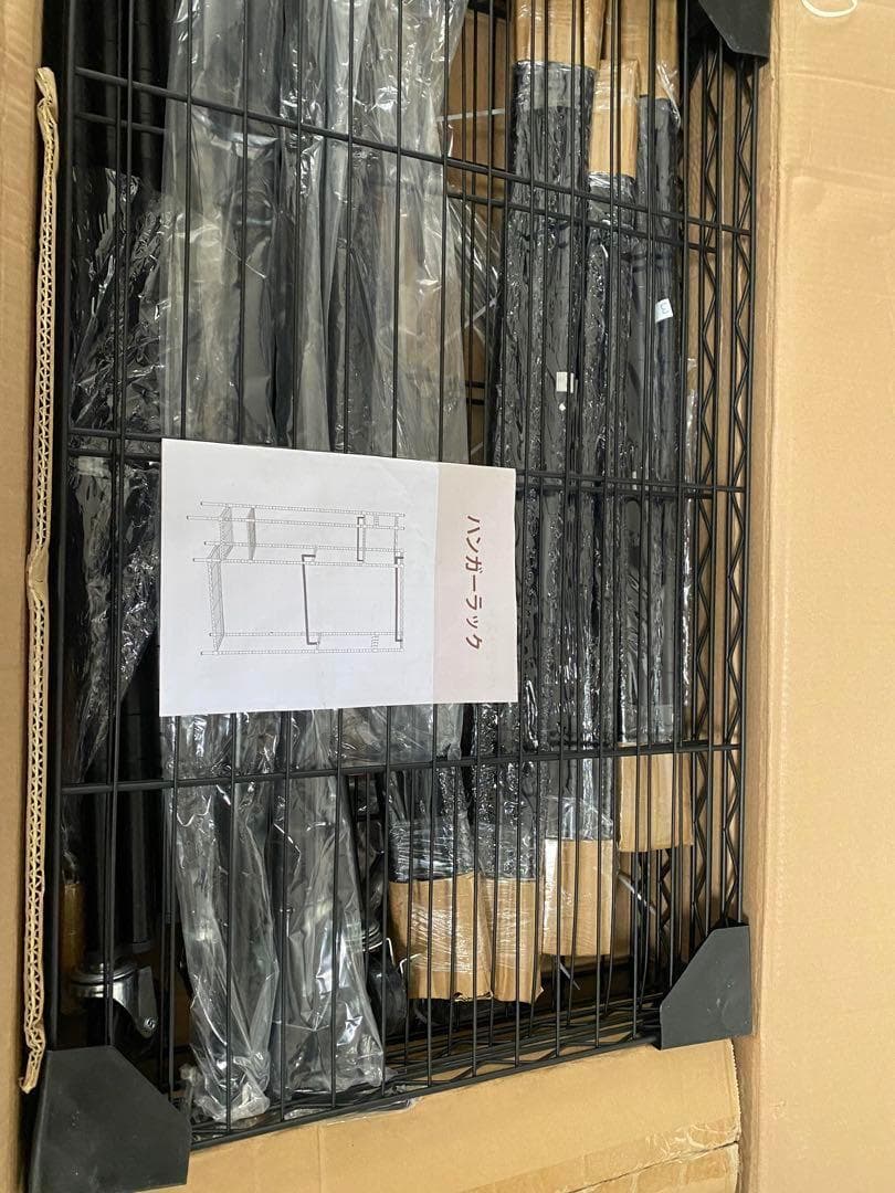 400kgハンガーラック ワードローブ クローゼット 衣類収納 棚付き