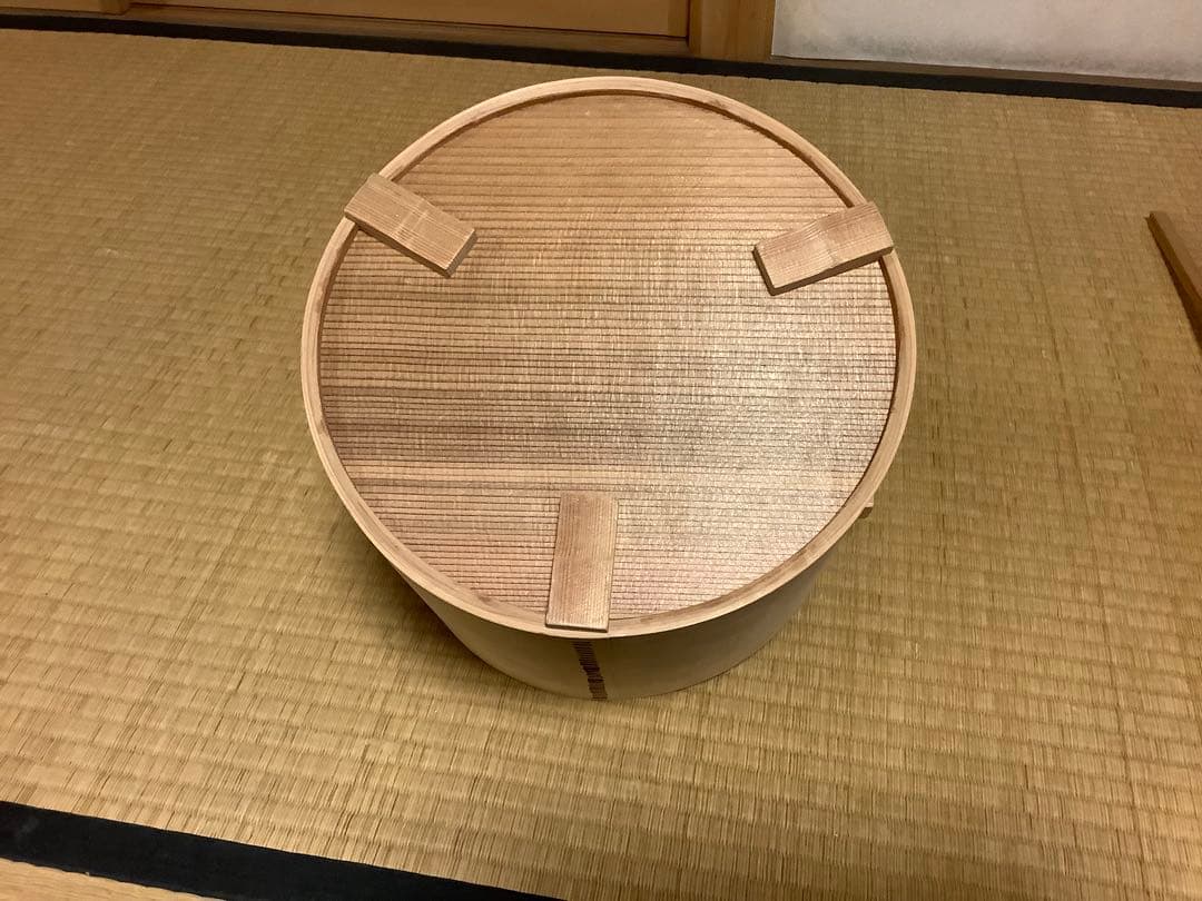 茶道具　湯桶+つくばい柄杓