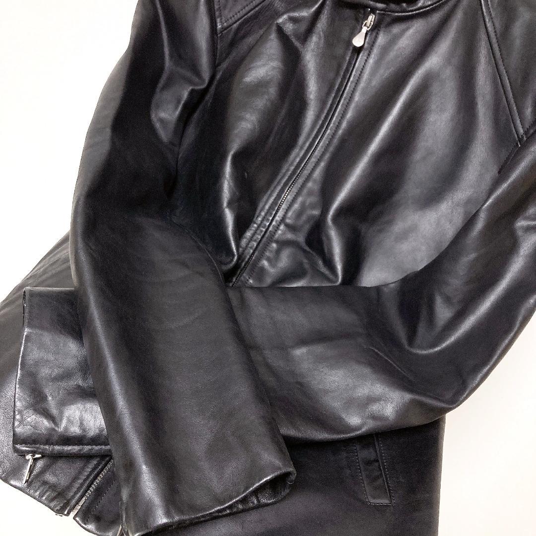 PS PAUL SMITH ライダースジャケット 馬革 ブラック L