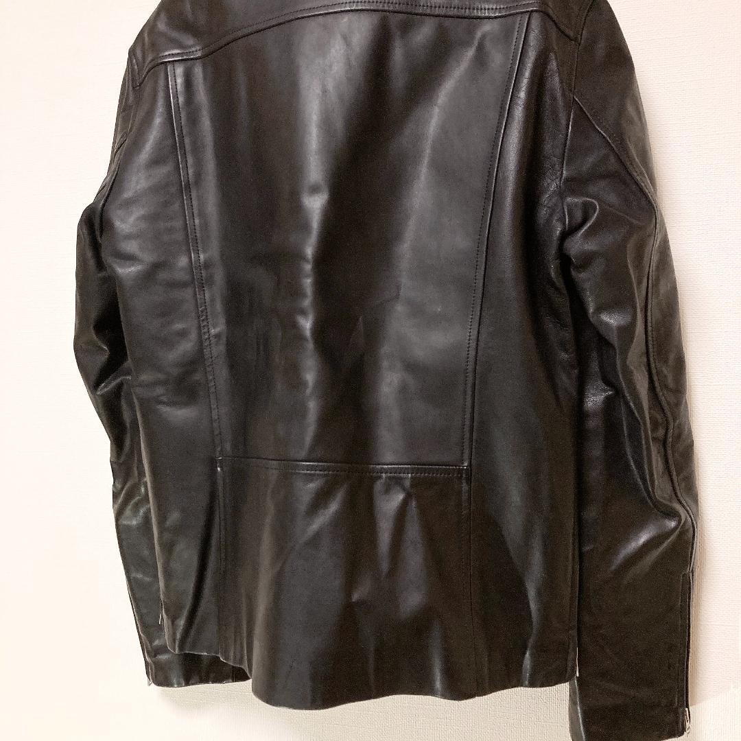 PS PAUL SMITH ライダースジャケット 馬革 ブラック L