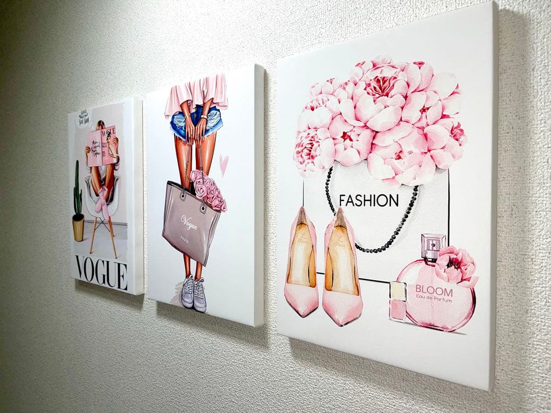 No.5木枠付きキャンバスアート　ブランドアートポスターアートパネル　インテリア