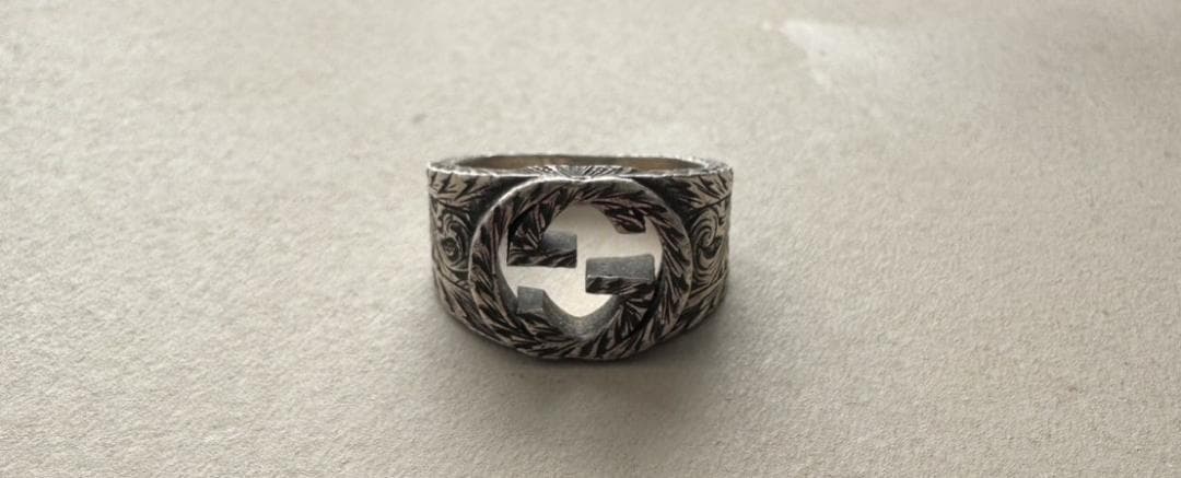 グッチ 指輪 リング アラベスク インターロッキング GG AG925