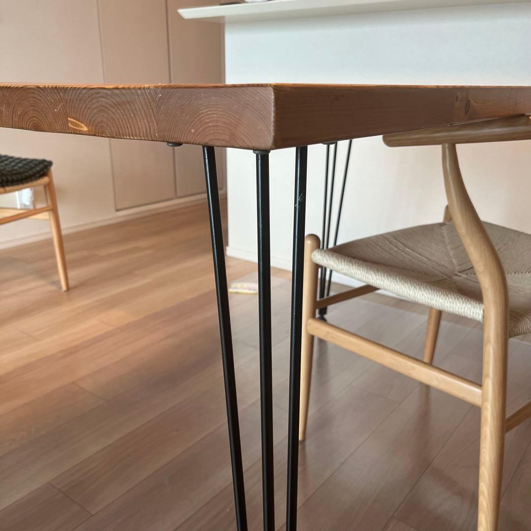 【55shoben kid様】lowya 120センチ　長方形ダイニングテーブル