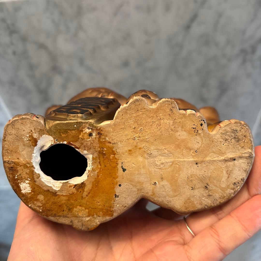 アンティーク雰囲気抜群の良き人、お金を呼び込む親子招き猫