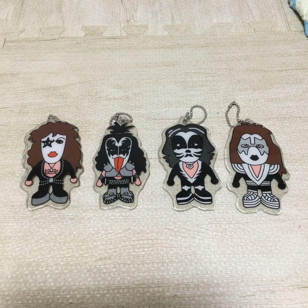 KISS アクリルキーホルダー 4個セット