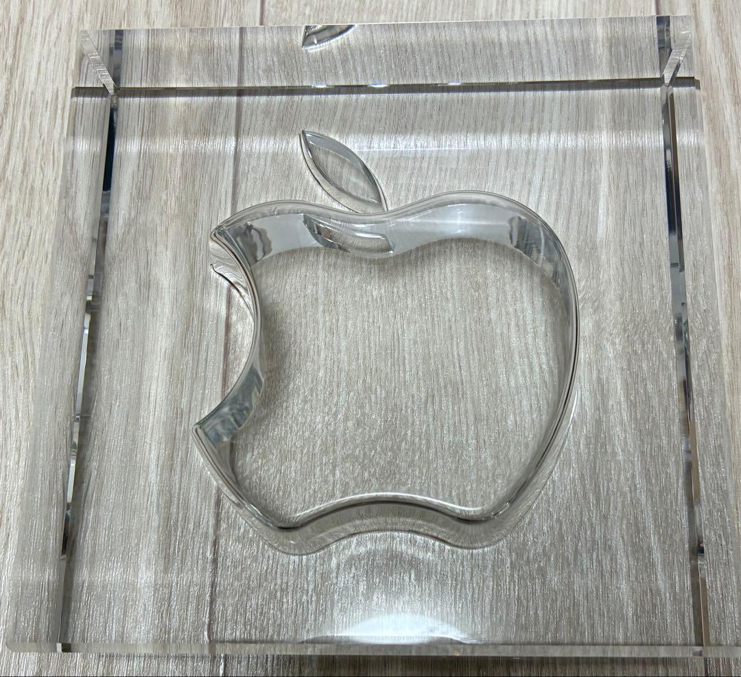 非売品 希少 Apple 20周年記念 HOYA製クリスタルガラス