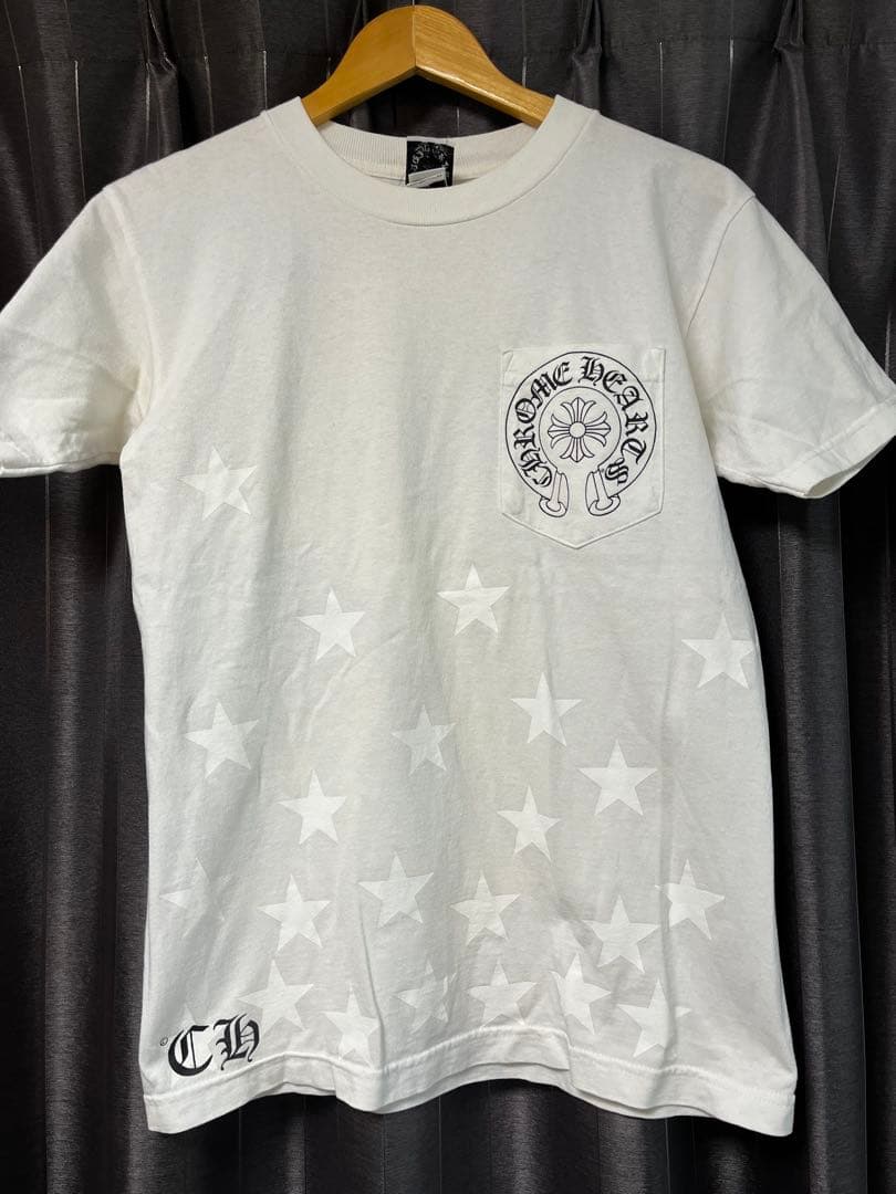 CHROME HEARTS オールドクロムハーツ 星柄プリント Tシャツ