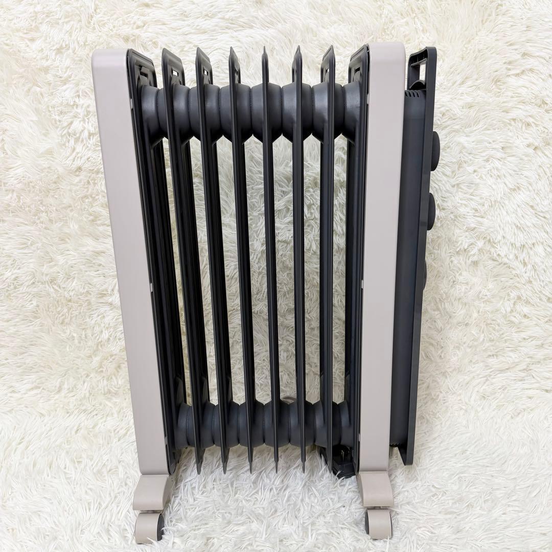 美品 DeLonghi オイルヒーター RHJ21F0812-GY グレー