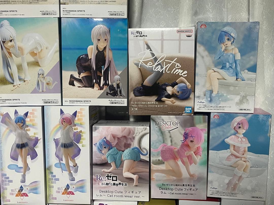 【非売品】 リゼロ レム ラム エミリア フィギュア 40種 まとめ売り