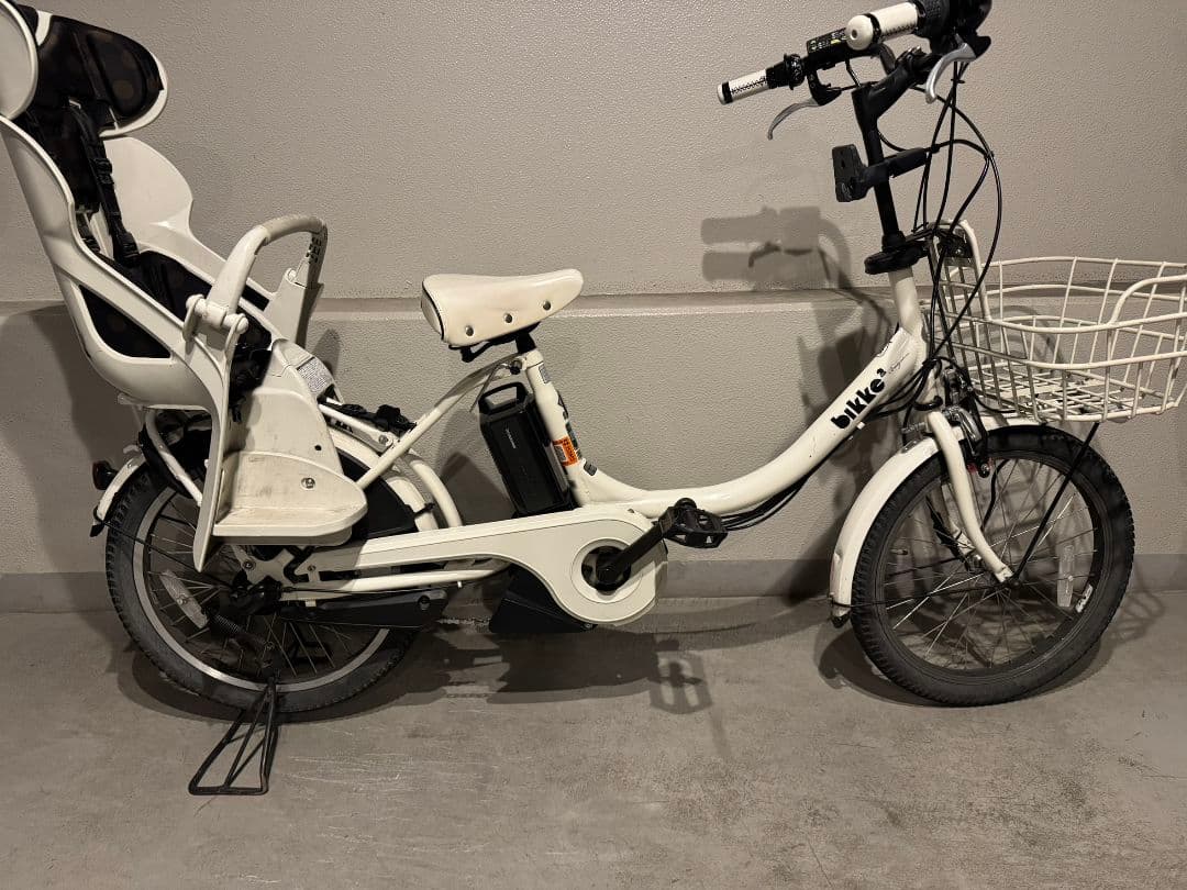 【手渡し】自転車 2017チャイルドシート付き ビッケ ブリヂストン　大阪