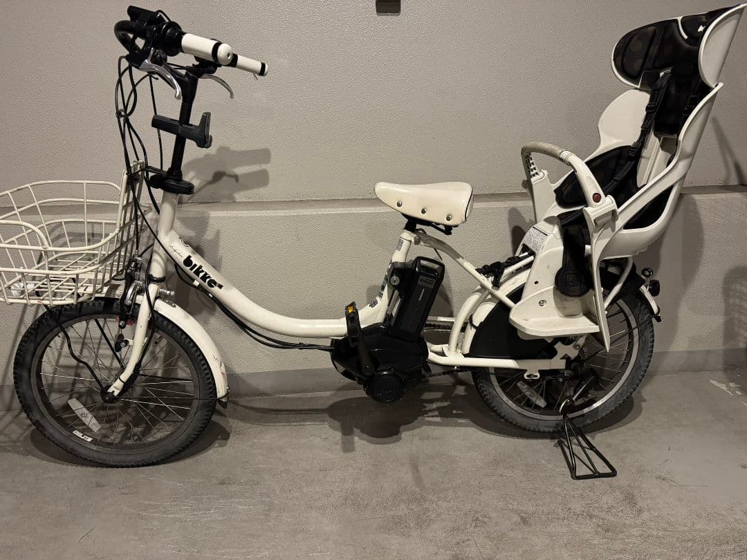 【手渡し】自転車 2017チャイルドシート付き ビッケ ブリヂストン　大阪
