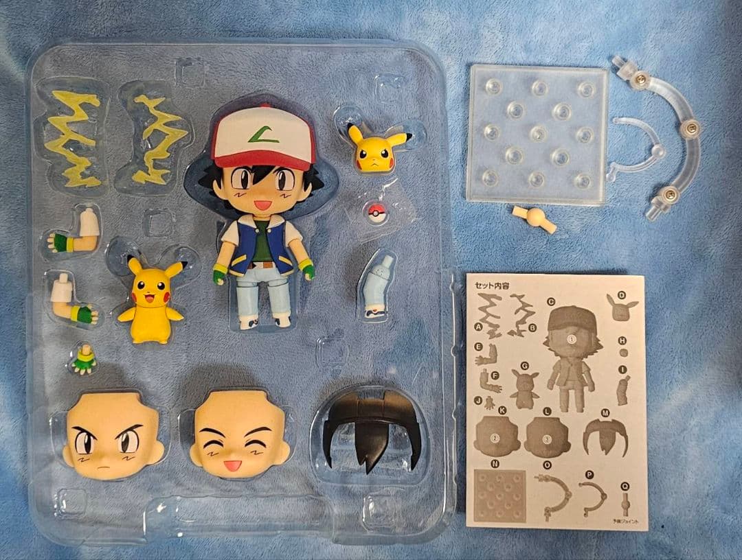 ポケモン　ねんどろいど　サトシ&ピカチュウ　800　ポケットモンスター