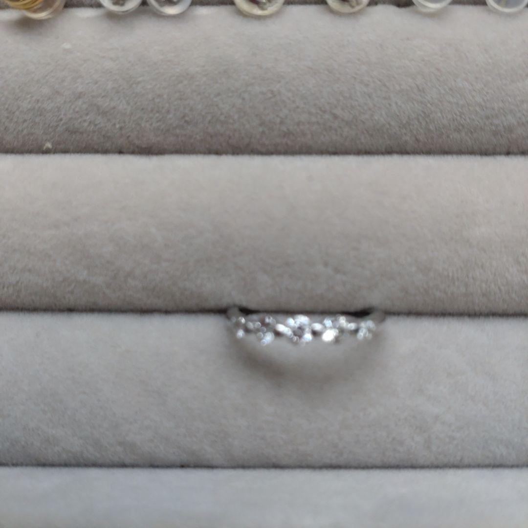 PT900ダイヤモンドピンキーリング