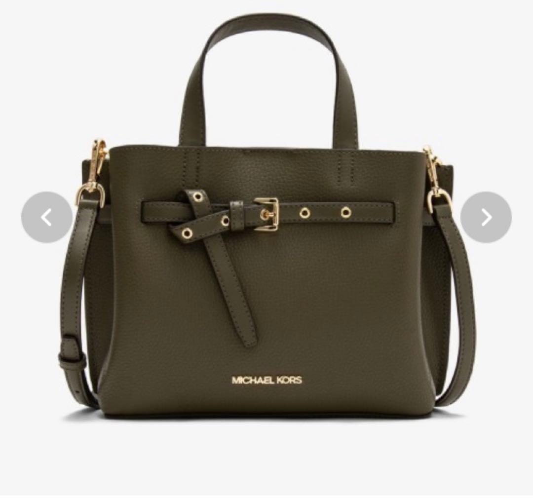 (あゆ)美品マイケルコース　EMILIA SM サッチェルショルダーバッグ