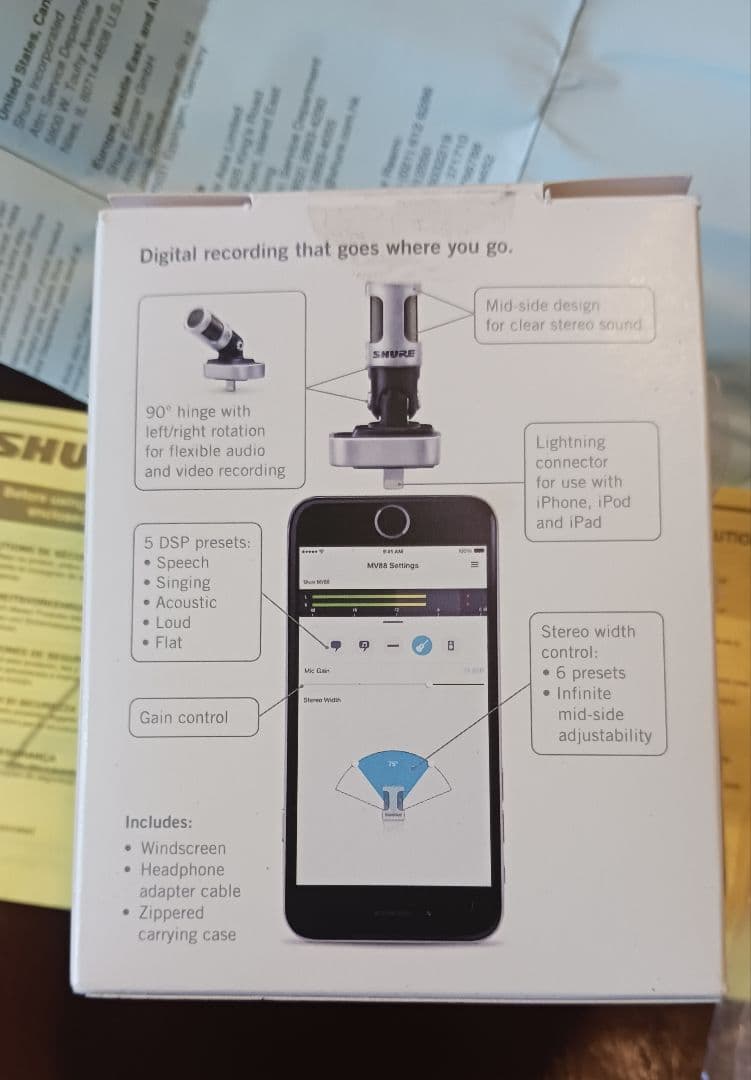 Shure MV88A－A