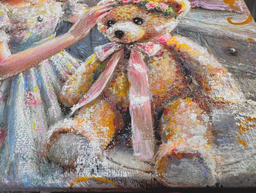 c*o様 絵画原画　　《優しいくま》