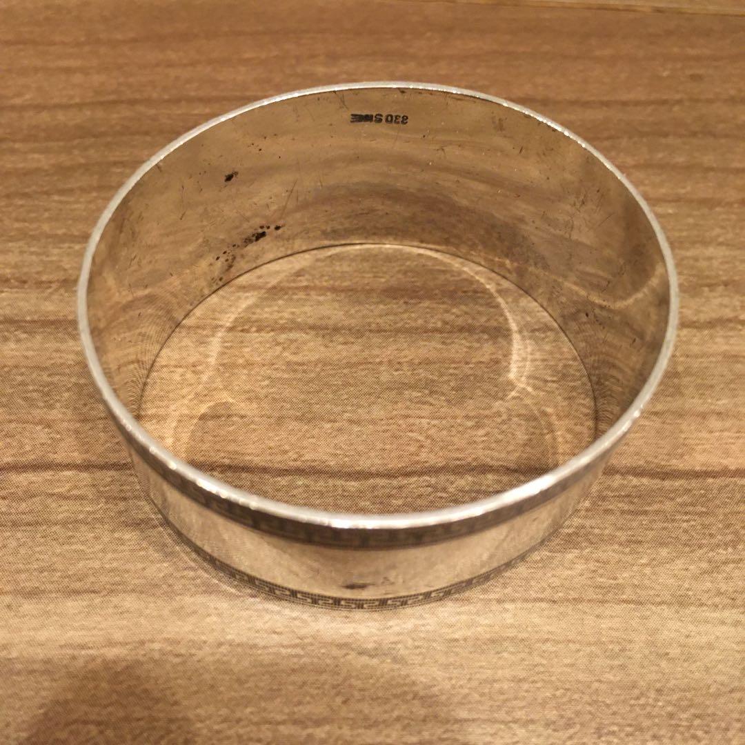 アンティーク　830 SGE シルバー　ナプキンリング　海外ヴィンテージ