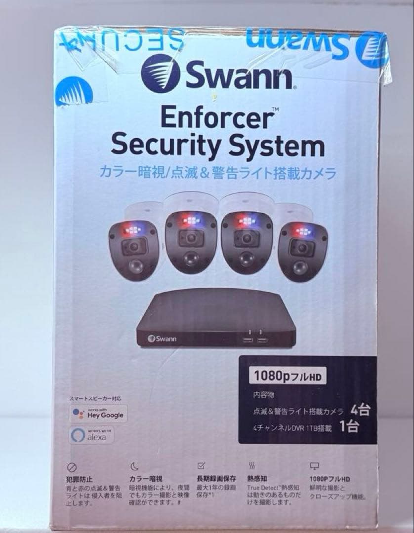Swann Security System SWDVK-446804SL 未開梱