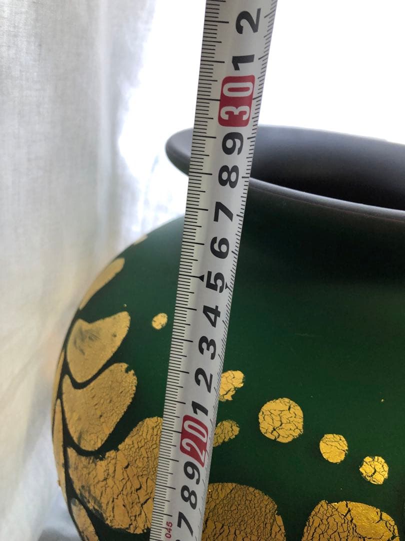 ●骨董品●壺●花器●ガラス●河口馬次郎作