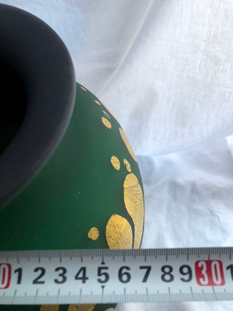 ●骨董品●壺●花器●ガラス●河口馬次郎作