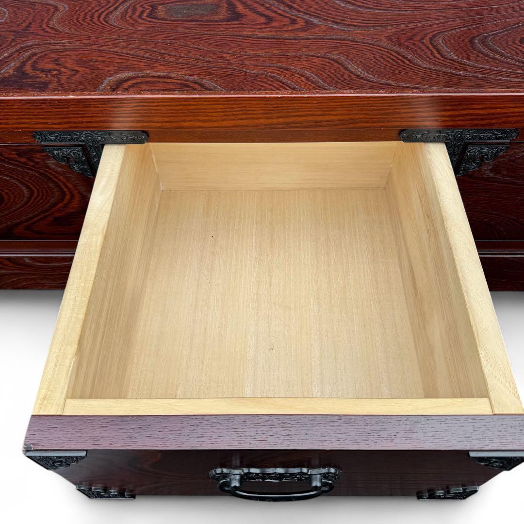 吉野民芸 木製箪笥 タンス　チェスト　大川家具　ケヤキ　国産　日本製　境木工