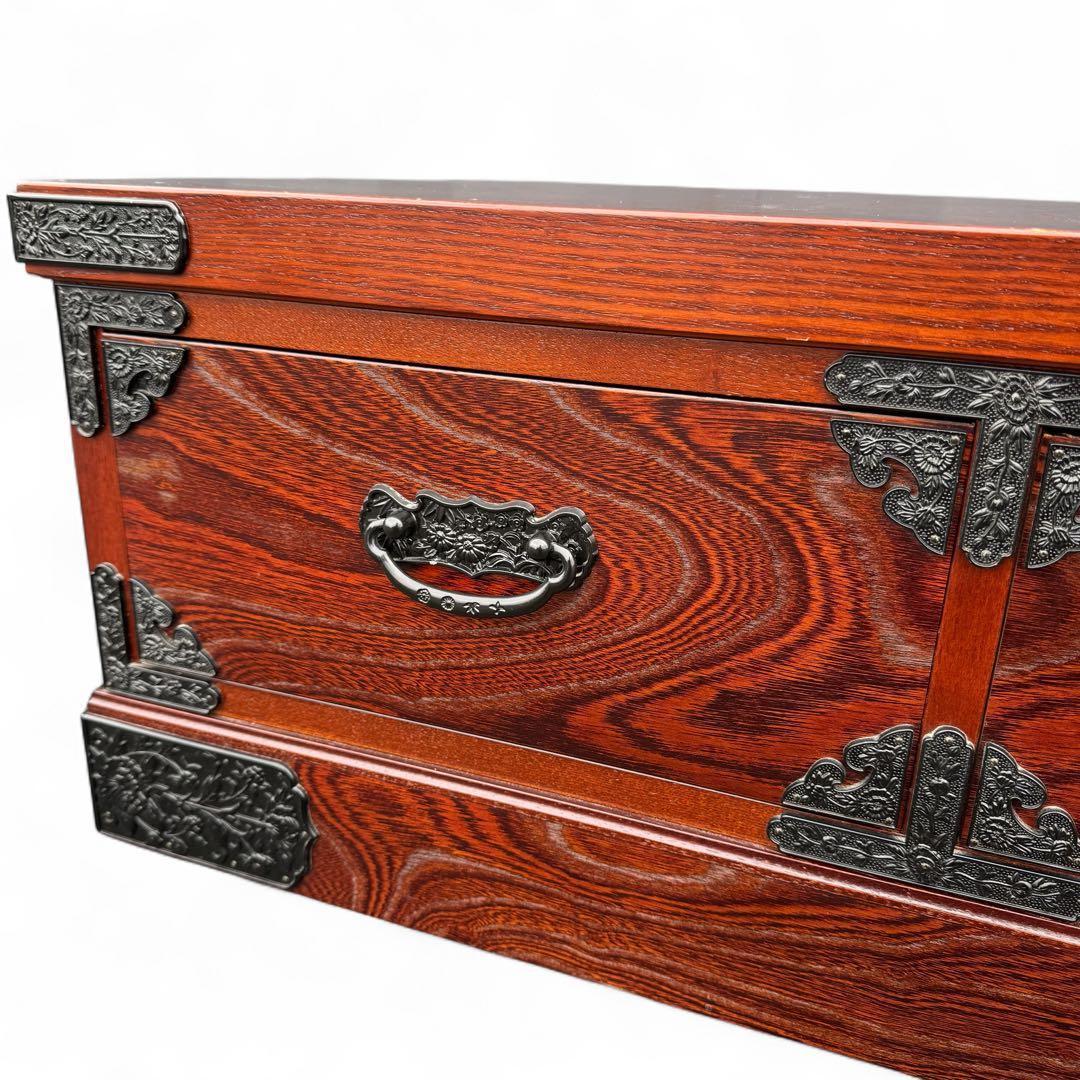 吉野民芸 木製箪笥 タンス　チェスト　大川家具　ケヤキ　国産　日本製　境木工