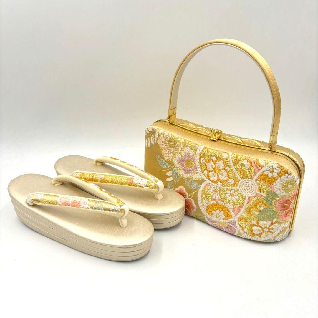 高級西陣　振袖　フォーマル　バッグ草履セット　11202