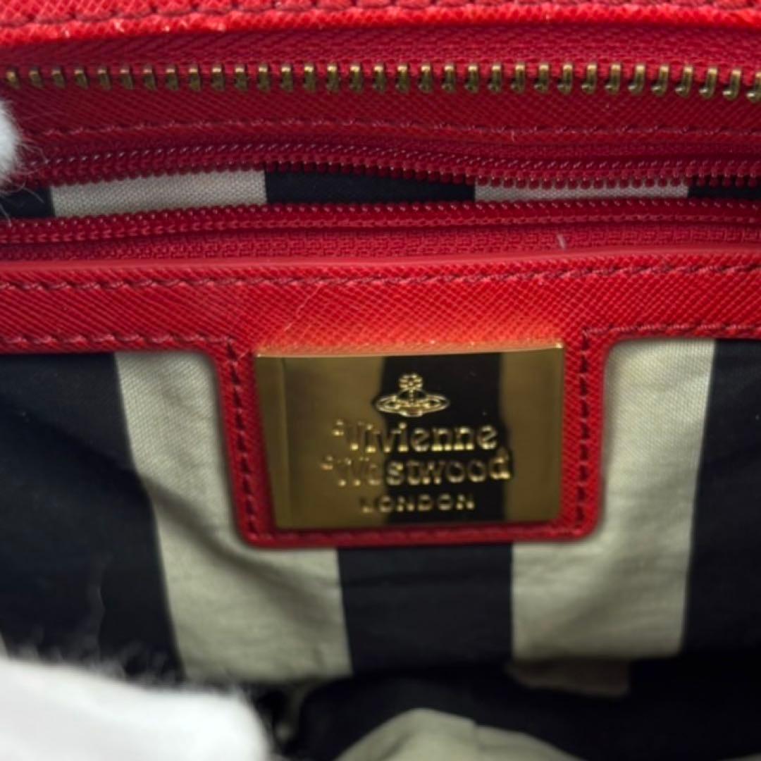 【人気】ヴィヴィアンウエストウッド　ヤスミン　オーブ　チェック柄　ハンドバック