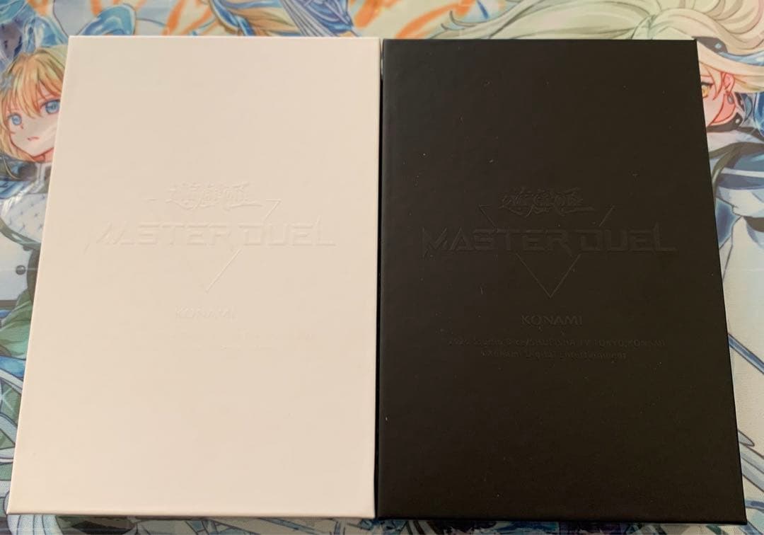 遊戯王　マスターデュエル　スリーブ　白黒