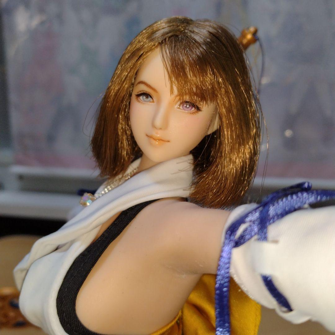ファイナルファンタジー . ユウナ1／6フィギュア、セット　(パーツは全て新品)