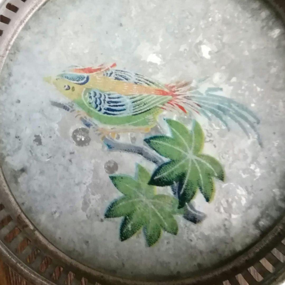 ガラスコースター各種　11枚　昭和レトロ　富士山　幾何学文様