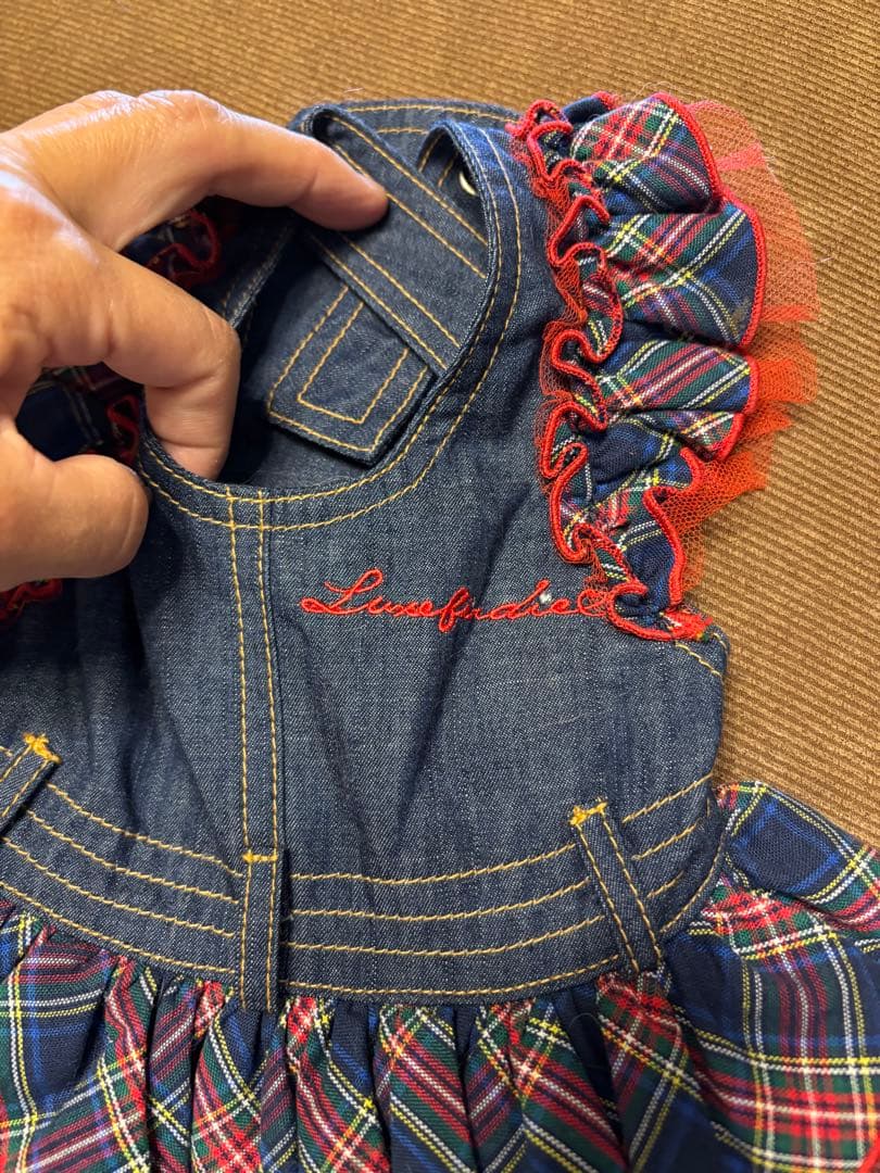 S*O様 Luxe birdie リュクスバーディ プレイドデニムスカート　S