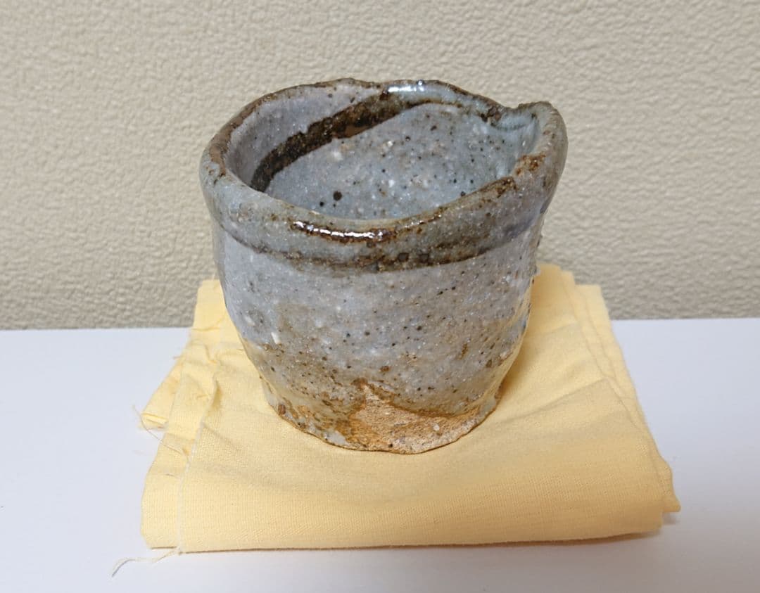 安藤みのる 美濃唐津 カイラギ 酒器 ぐい呑